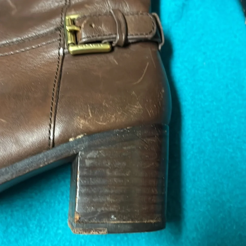 Coach Riding Boots Chocolate Brown Size 6
